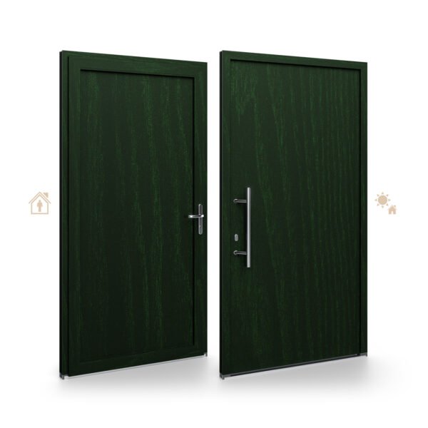 Overlay Panels Exterior Door