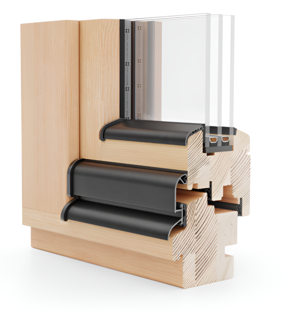 Naturo 80 Wooden Window System